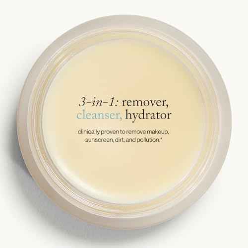 goop Beauty Cleansing Balm | Makeup Remover & Facial Cleanser for Sensitive Skin | Saffron Extract, Vitamin E, & Biofermented Cleansing Microspheres | Removes Dirt, Pollution, & Sunscreen | 3.4 fl oz