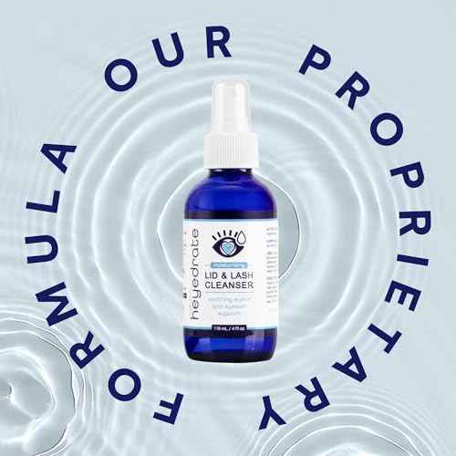 Lid and Lash Cleanser ? 4oz Glass Bottle ? Pure Hypochlorous Acid Spray for Soothing Dry Eye Irritation ? Daily Eyelid & Lash Cleanser?
