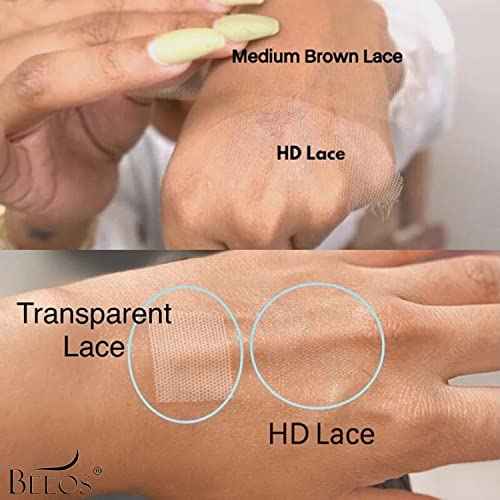 BEEOS 5x5 SKINLIKE Real HD Lace Closure Only, Body Wave 0.10mm Ultra-Thin Film HD Lace Full Cuticle Aligned Virgin Human Hair Closure Pre-Plucked Natural Hairline 18 Inch