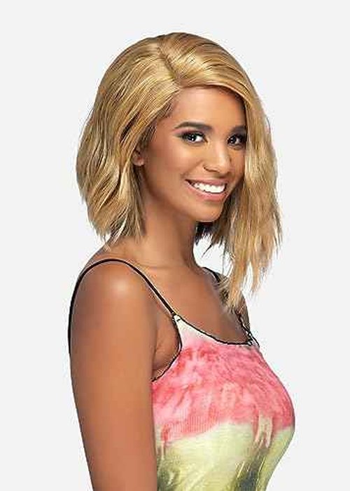 Vivica A. Fox REESE, SYNTHETIC HAIR, Natural Baby Lace Wig, Color P2216, Piano Color, Light Brown, Platinum, Reddish Blonde Mixed