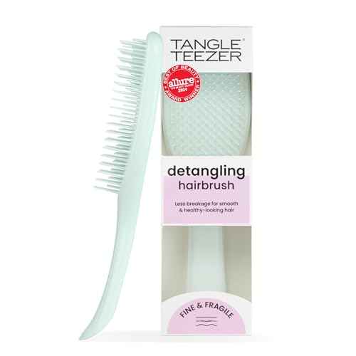 Tangle Teezer Fine & Fragile Ultimate Detangler Brush, Dry & Wet Hair Brush to Detangle & Reduce Breakage, Ice Blue