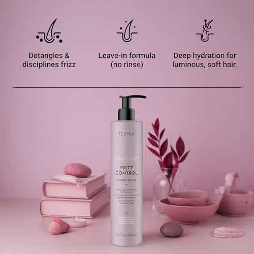 LAKM? Teknia Frizz Control Leave In Conditioner, Anti Frizz Conditioner for Frizzy or Curly Hair, 10.2 Fl Oz