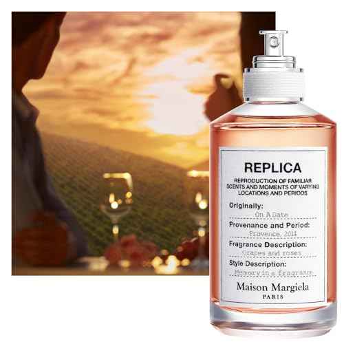Maison Margiela - Replica - On a Date Eau de Toilette Set - Floral Fragrance - With Patchouli, Rose, & Black Current Accords - 1 Fl Oz & 0.3 Fl Oz Travel Size