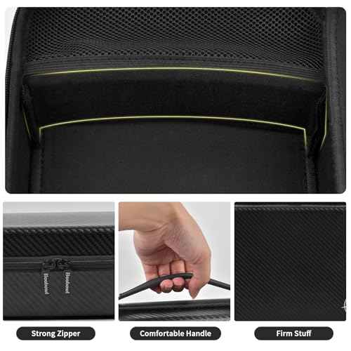 Boobowl Barber Accessories Bag for Clippers and Supplies, Mens Hair Trimmers Box, Portable Clipper Storage Holder Organizer for Hair Cutting, Guard Grooming Kit and Barbers Supplies (Bag Only) -Black