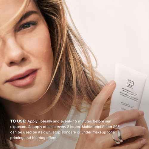 U Beauty Multimodal Sheer Facial Mineral Sunscreen SPF 25 with Non-Nano Zinc Oxide SPF Filter, plus Clary Sage and Pongamia Pinnata Seed Extracts for Brighter-Looking Skin with an Airbrush Finish