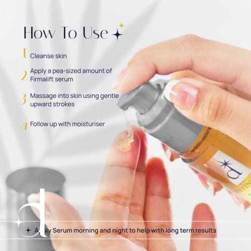Distinction Firmalift Firming Face & Eye Serum ? Anti Aging Serum Lotion Cream and Moisturizer | Helps Reduce the Appearance of Fine Lines and Wrinkles, Soothes (1 Fl Oz, 2 Pack)
