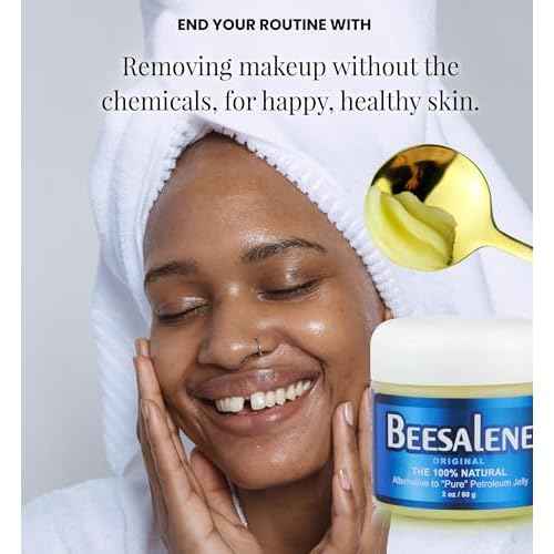Beesalene Original Unpetroleum - 100% Natural & Hypoallergenic Alternative to Petroleum Jelly - Lips, Hands, Baby, Makeup Remover and More (2 Ounce)