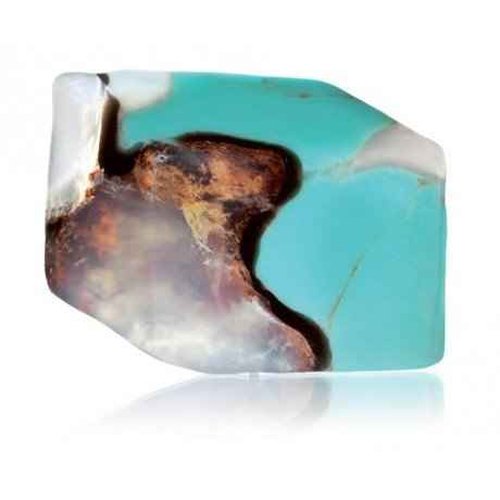 Turquoise Soap Rock 6 oz (Calendula Gardenia Mist Scent)