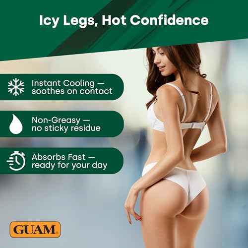 GUAM DUO Anti Cellulite Cream Cold Formula | Seaweed Cellulite Treatment for Leg Skin Tightening, Menthol Firming Body Lotion for Body Sculpting on Legs, Buttocks, Thighs, 6,76 Oz