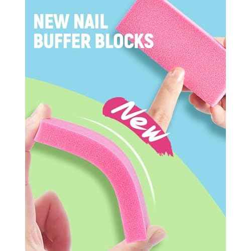 Nail Files and Buffers, MORGLES Nail Prep Kit with Emery Boards, Cuticle Remover Tools, Aloe Cuticle Oil for Manicure and Pedicure Shine Kit