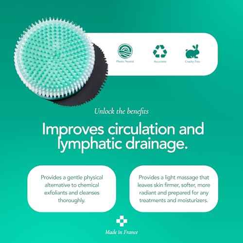 Dore Le Disque Silicone Facial Cleansing Tool ? Gentle Exfoliating & Massaging Skincare Accessory ? Soft Design for Daily Face Care & Product Absorption