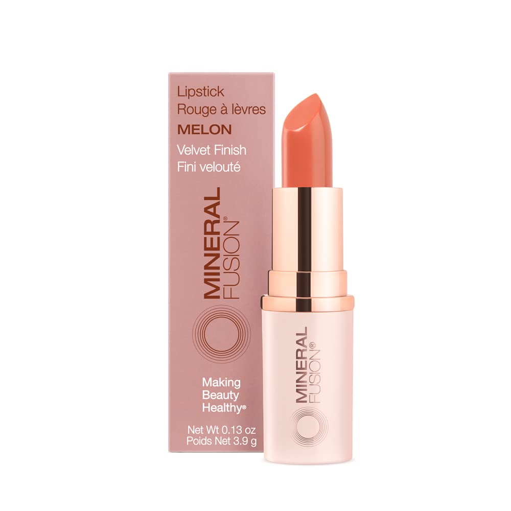 Mineral Fusion Lipstick, Melon, .14 Ounce