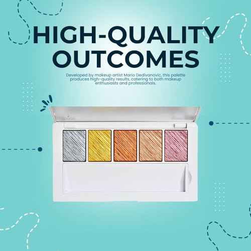 MAKEUP BY MARIO Master Metals¢ç Eyeshadow Palette 5 x 0.05 oz/ 1.5 g