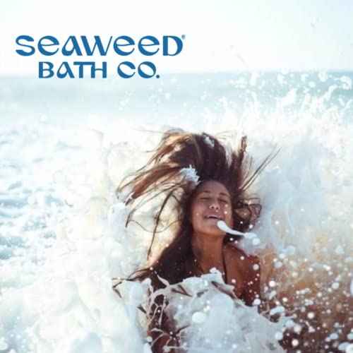 Seaweed Bath Co. Body Wash and Body Cream Duo, 12 Ounce, 6 Ounce, Eucalyptus Peppermint Scent, Sustainably Harvested Seaweed