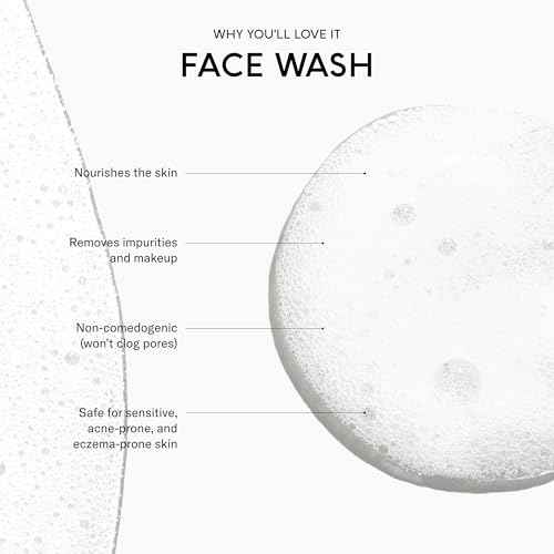 SEEN Face Wash, Fragrance Free -Non-Comedogenic & Non-Irritating Face Cleanser - Dermatologist-Developed - Safe for Sensitive, Eczema & Acne Prone Skin