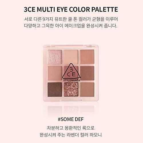 3CE Multi Eye Color Palette Clear Warm & Cool #Some DEF 9Colors Peal Glow Eye Shadow Staylenanda