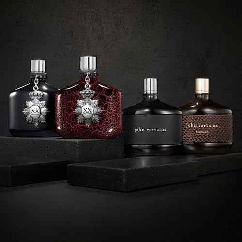 John Varvatos Men's Cologne Eau de Toilette EDT Spray, Spicy Woody Scent with Notes of Medjool Dates, Coriander Seed & Leather