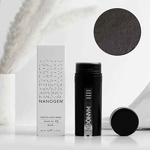 Nanogen Keratin Hair Fibers,, 30-grams, Black