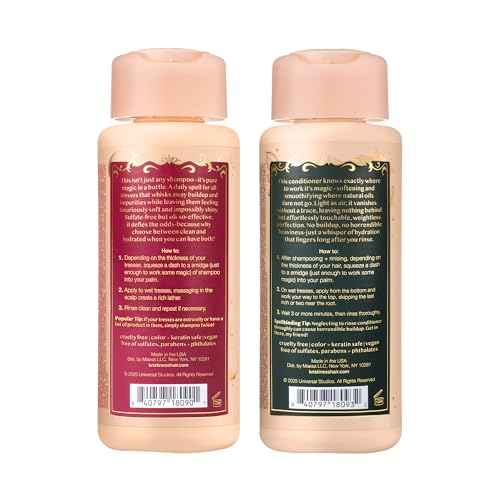 Kristin Ess Hair Wicked Limited Edition Signature Sulfate Free Shampoo and Conditioner Set for Moisture, Frizz + Shine - Color Safe, Vegan, Paraben Free - Clarifying, Hydrating Damage Repair for Women