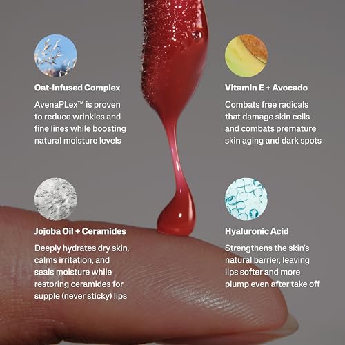 POUND CAKE Cake Theory: Lip Tone Equalizing Oil | For Balanced Lip Color | Hydrating and High-Shine Blurring Lip Oil with Purple Brown Tint | Clean, Vegan, and Moisturizing Formula ? 0.23 oz, Browning