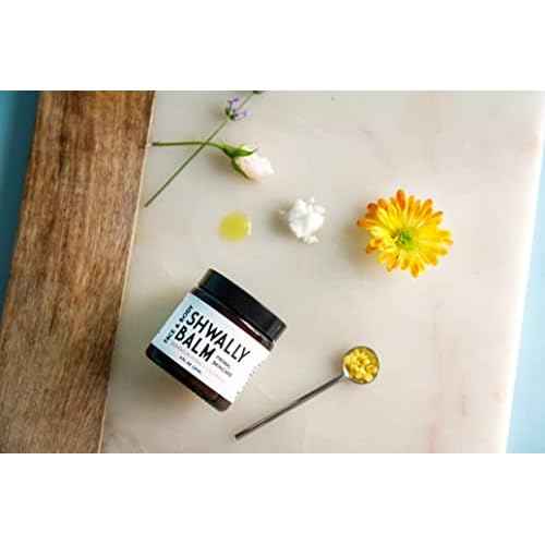 Shwally Tallow & Calendula Face and Body Balm - Paleo and Primal - 100% Grass Fed Tallow, Avocado and Olive Oil with Calendula Flowers (Unscented, 4)