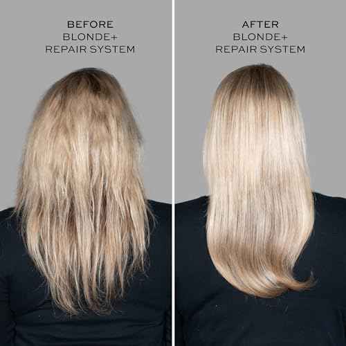 John Frieda Blonde+ Hair Repair System, Conditioner with Bond Building Complex, Restores Moisture and Protects Hair From Further Damage, Step 3 of Hair Repair System, 8.3 Oz