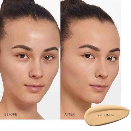Shiseido Synchro Skin Self-Refreshing Foundation SPF 30 - Medium, Buildable Coverage + 24-Hour Wear - Waterproof & Transfer Resistant - Non-Comedogenic