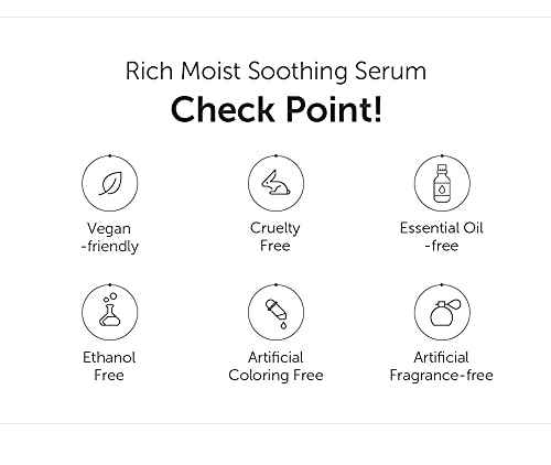 DearKlairs Rich Moist Soothing Serum- Instant absorption, Non-greasy, Hydrating, Cooling, Basic Skincare, Unscented, Renewal 2.7 Fl Oz