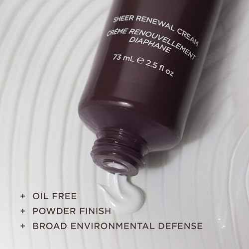 COLLEEN ROTHSCHILD Sheer Renewal Cream | Oil-free Formula | 24 Hour Weightless Hydration | Minimizes Appearance of Wrinkles | Promotes New Cell Turnover | Powder Finish (2.5 fl oz)
