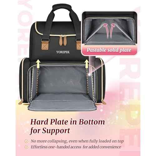 YOREPEK Extra Large Nail Polish Organizer Case Backpack Holds 96 to 100+ Bottles(15ml/0.5 fl.oz) UV Nail Lamp,Nail Organizers and Storage with 2 Removable Pouches Fits Nail Stuff,Gift for Manicurist