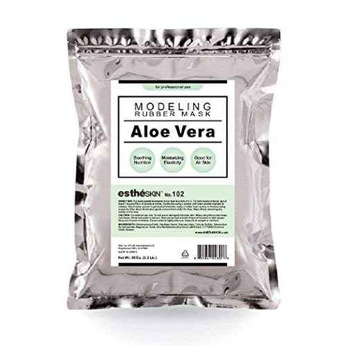 No.102 Aloe Vera Peel Off Type Modeling Rubber Mask Powder for Facial Skin Care Treatment, 35oz