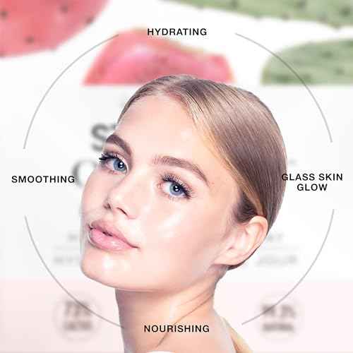 STARSKIN Orglamic Pink Cactus Pudding, Hydrating & Nourishing Cream for all Skin Types, 99.3% Natural with Prickly Pear Cactus Seed Oil & Hyaluronic Acid, Luxurious Glow Moisturizer, K-Beauty - 50ml