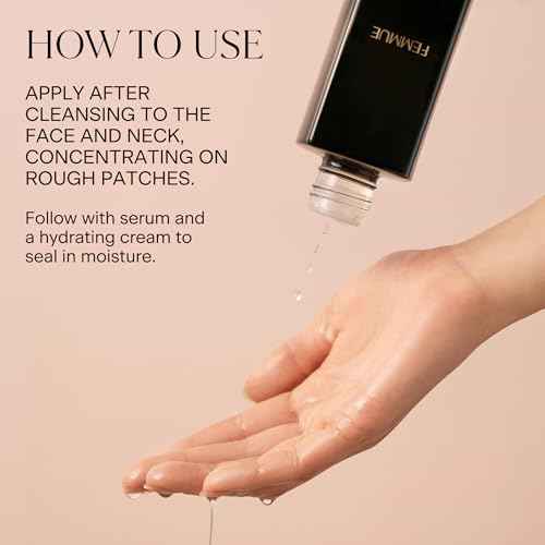 FEMMUE Lumi?re Refiner Exfoliating Essence (4.05 fl oz) | Hydrating Korean Toner with AHA, BHA, PHA & Vitamin C | Gently Smoothes Skin Texture & Evens Tone | Preps Skin for Serums & Moisturizers