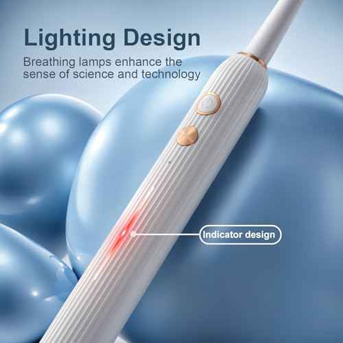 Electric Toothbrush Set with Drying & Sanitizing Holder, 8 Replacement Brush Heads, Transparent Rinse Cup, Smart Timer, USB Rechargeable for Adults
