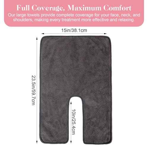12 Pack Soft, Thick Spa Towels - Microfiber Facial Towels for Professional Estheticians
