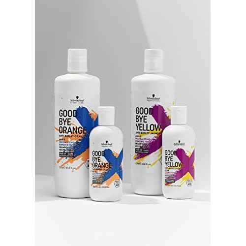 GOODBYE YELLOW Neutralizing Wash Shampoo ? Color Balancing for Brassy and Yellow Tones ? Cleansing Vegan Hair Care with Purple and Blue Pigments