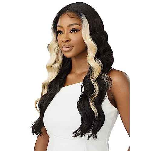 Outre Lace Front Wig - Perfect Hair Line 13X5 - Elanor (JET BLACK 1)