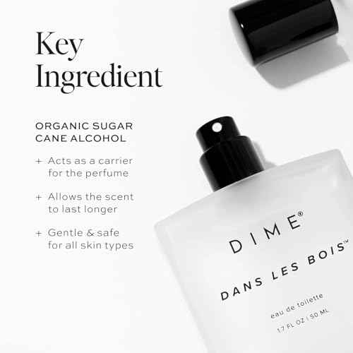 Dime Beauty Perfume Dans Les Bois, 1.7 oz / 50 ml - Feminine and Bold Scent, Hypoallergenic, Clean Perfume, Eau de Toilette For Women