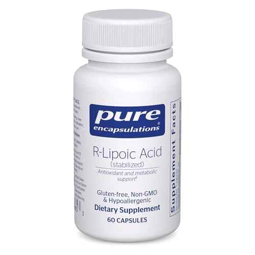 Pure Encapsulations R-Lipoic Acid (Stabilized) | Hypoallergenic Supplement with Enhanced Antioxidant Protection and Metabolic Support | 60 Capsules