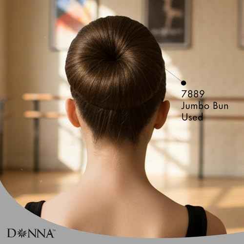 Donna Mesh Hair Donut Bun Maker, 1PC - Elegant Hair Accessories for Women, Premium Hair Accessories, Effortless Hair Bun Maker for Stylish Updos and Perfect Hair Donut Jumbo Size