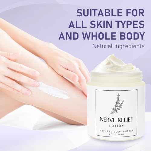 Neuropathy Cream, Nerve Relief Lotion Cream with Magnesium Chloride and Pure Ingredients Oasis for Feet Hands Non-Greasy for Day Night Bear in Mind Gifts for Mama Women Men, 2 Packs