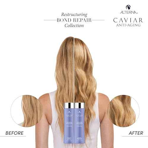 Alterna CAVIAR Anti-Aging Restructuring Bond Repair Conditioner | For Brittle, Damaged and Split Ends | Repairs, Strengthens & Protects Damaged Hair | Sulfate Free