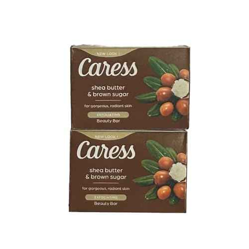 Caress Shea Butter & Brown Sugar Bar Soap, 3.15 OZ, 2 Bars