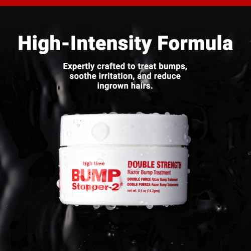 Bump Stopper 2 Double Strength Razor Bump Treatment | Formulated to Relieve Razor Burn | Eliminates Ingrown Hairs | Aftershave for Men - 0.5 OZ (9 Pack)