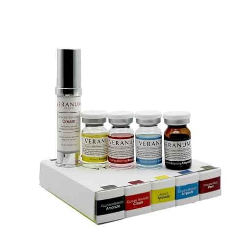 7-Day Glow Trial Kit ? 5-Piece Ampoule + Aider Cream System | MicroFusion 2X Absorption | Vitamin C + Collagen + Centella EV | K-Beauty Discovery Set for Hydration & Radiance (5 Mini Sizes)