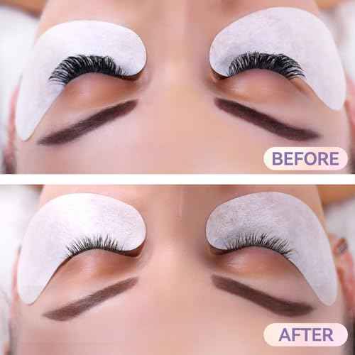 Eyelash Remover for Extensions 10g, Eyelash Extension Remover Rose Scent, Lash Remover for Lash Extensions with Eye Pads, Non-Irritating, No Residual Fast Remover Kit