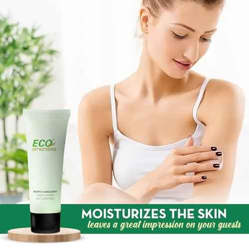 ECO AMENITIES Transparent Tube Flip Cap Individually Wrapped 30ml Body Lotion, 72 Tubes per Case by ECO Amenities