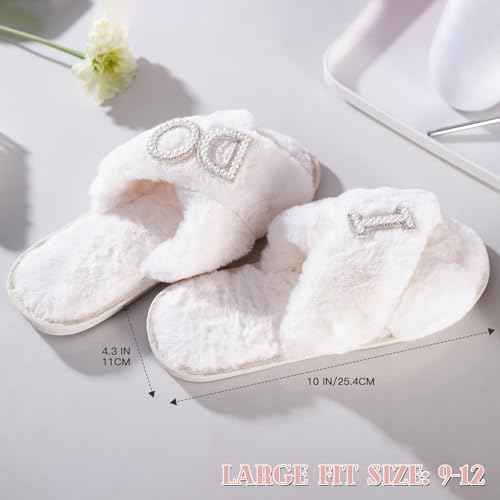 Bridal Shower Gifts?7-Piece Birde Gift Set with Tumbler, Tote, Slippers, Makeup Bag & More-Gift for Bride to be? Bachelorette Gifts for Her-Bridal Shower Decorations