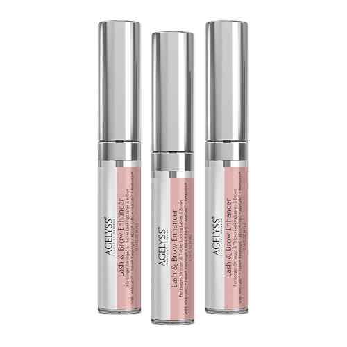 Agelyss Lash & Brow Enhancer - Longer, Stronger & Thicker Lash and Brows - 3 Bottles