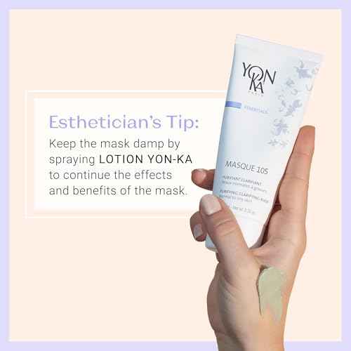 Yonka Essentials Masque 105 | Clarifying and Purifying Face Mask | Weekly Treatment for Dry and Sensitive Skin | Hydrates While Tightening Pores and Purifying Skin | 3.30 oz